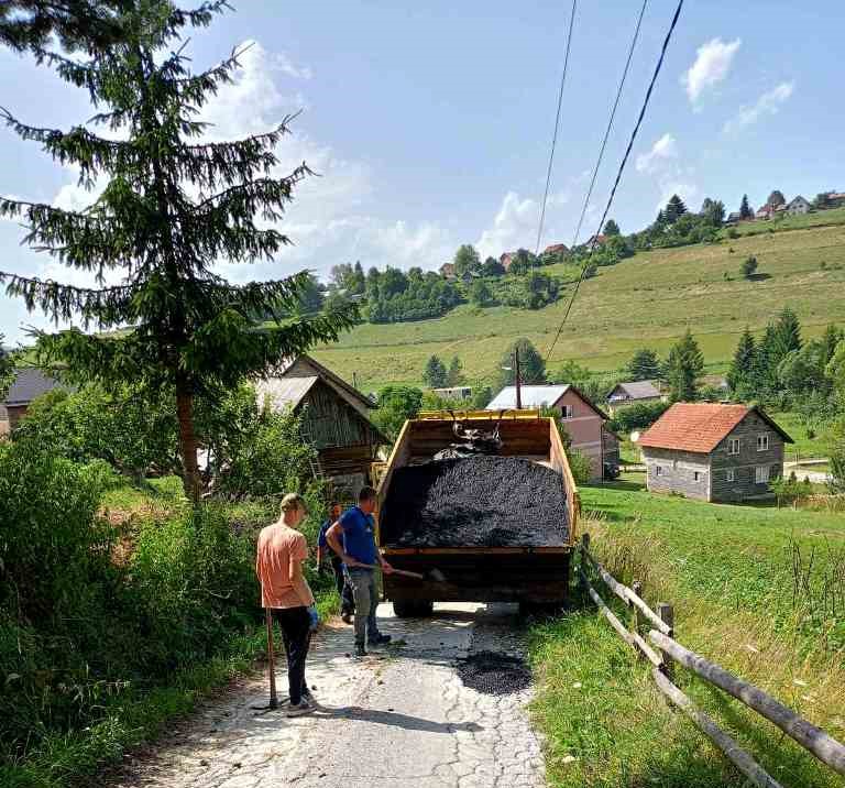 Počela sanacija lokalnih puteva