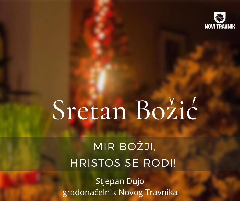 Čestitka gradonačelnika povodom Božića