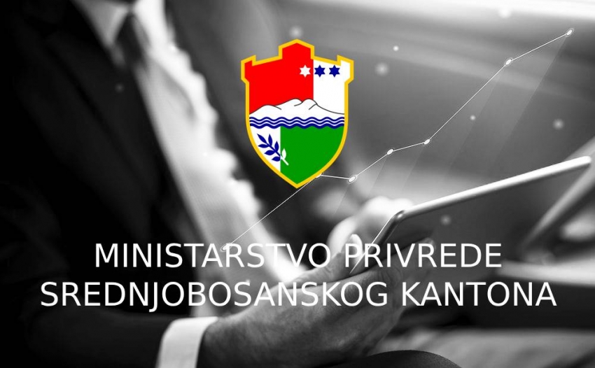 Javni pozivi za odabir korisnika sredstava sa pozicija Proračuna  Ministarstva gospodarstva Kantona Središnja Bosna u 2022. godini