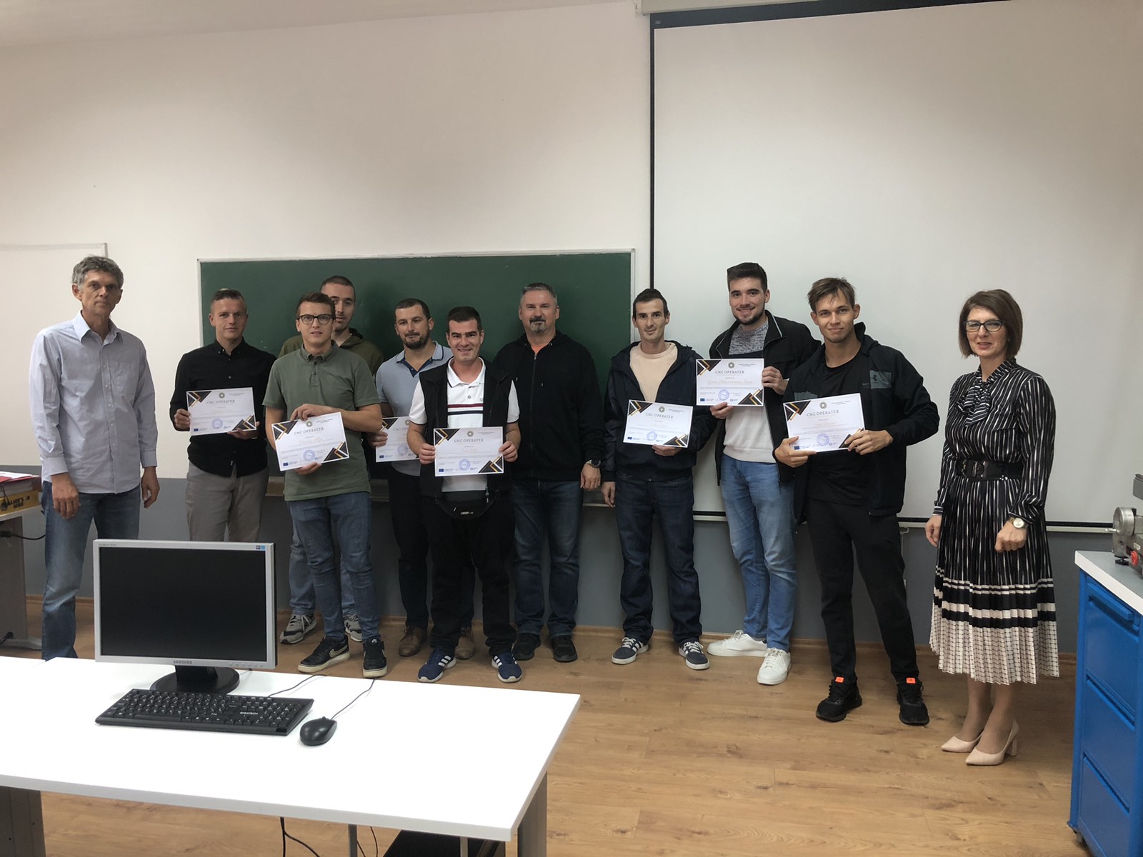 UZ PODRŠKU EUROPSKE UNIJE NOVI CERTIFICIRANI CNC OPERATERI U SBK/KSB