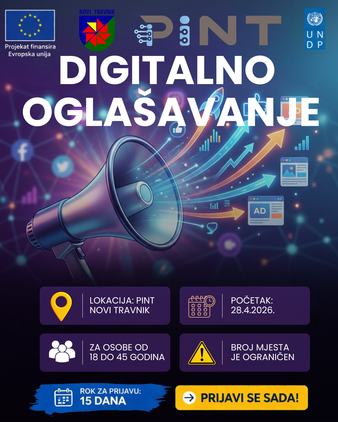 Javni poziv: Digitalno oglašavanje 