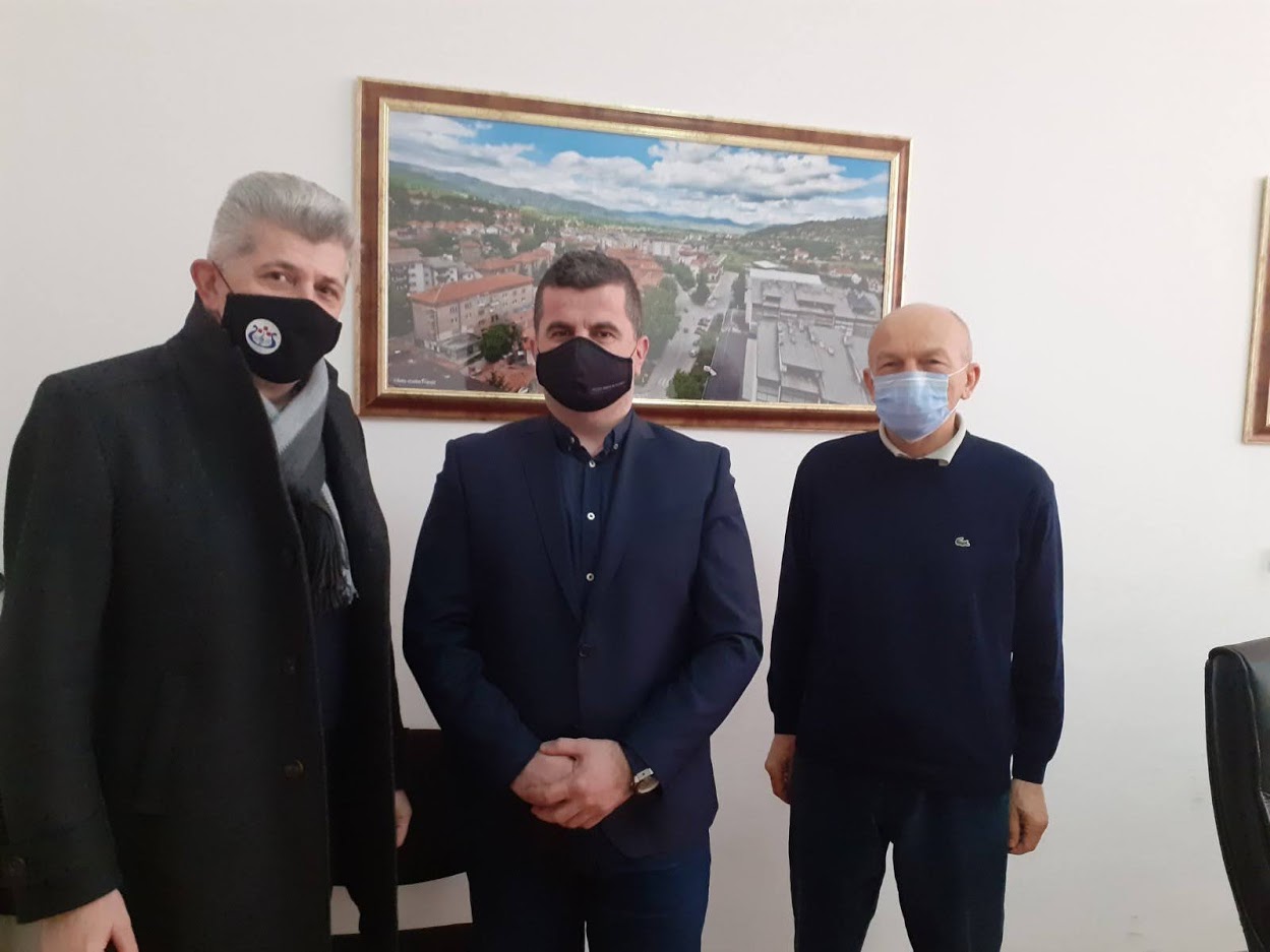 Novoizabrano rukovodstvo HKD”Napredak” Novi Travnik posjetilo načelnika Duju