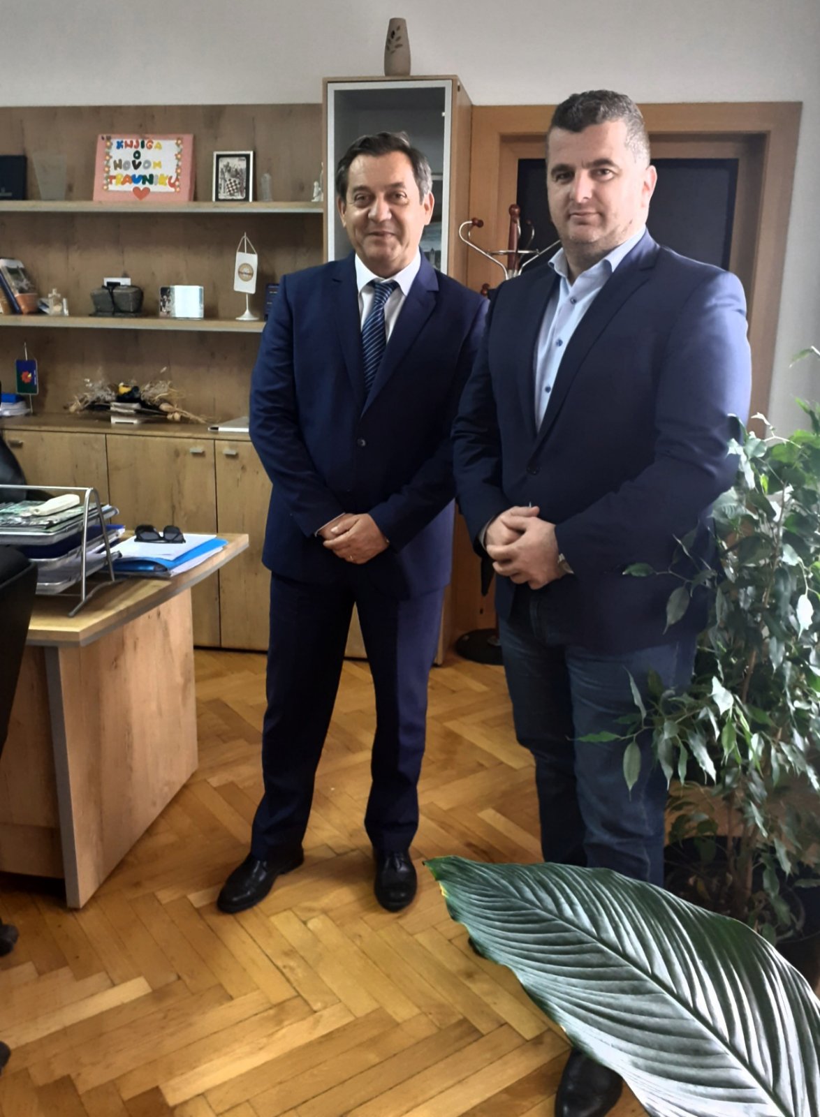 Načelnik Stjepan Dujo i predsjednik Općinskog suda Travnik Goran Dujić razgovarali o registru nekretnina