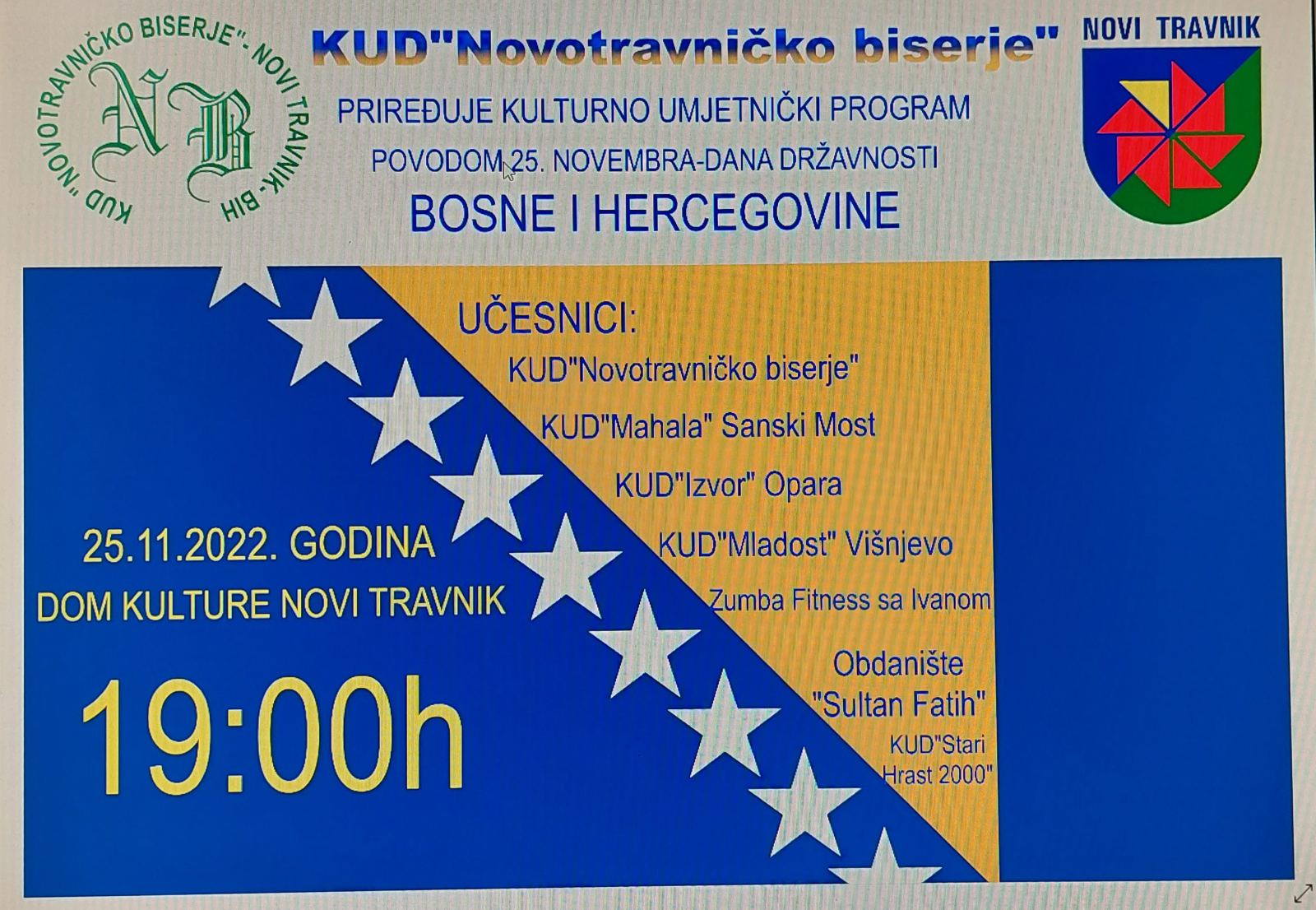 Kulturno zabavni program u povodu obilježavanja Dana državnosti