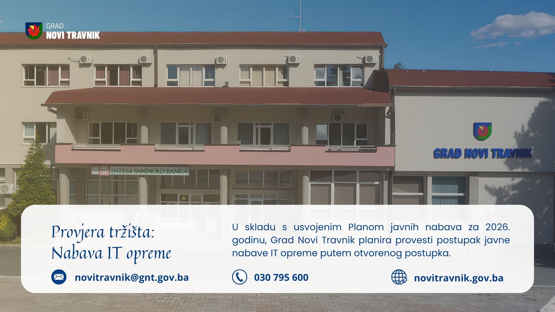 Provjera tržišta: Planirana nabava IT opreme