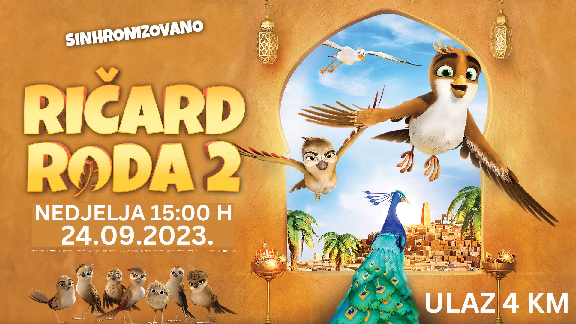 U nedjelju projekcija crtanog filma „Richard roda 2“ 