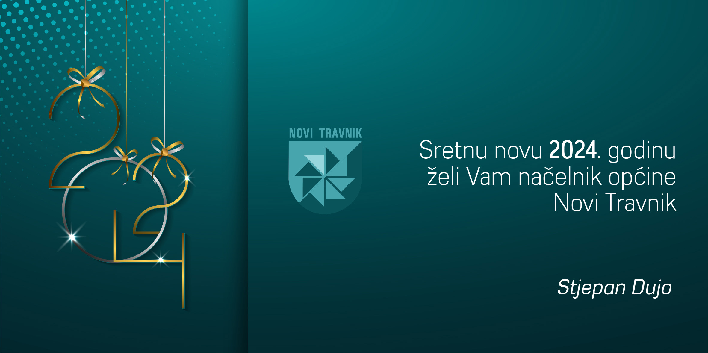 Novogodišnja čestitka načelnika Stjepana Duje