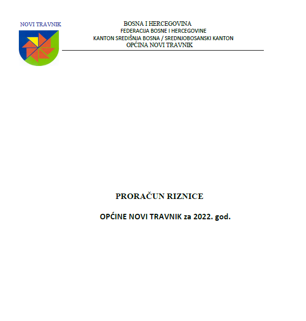 JAVNI POZIV - RASPRAVA O NACRTU PRORAČUNA/BUDŽETA ZA 2022. GODINU