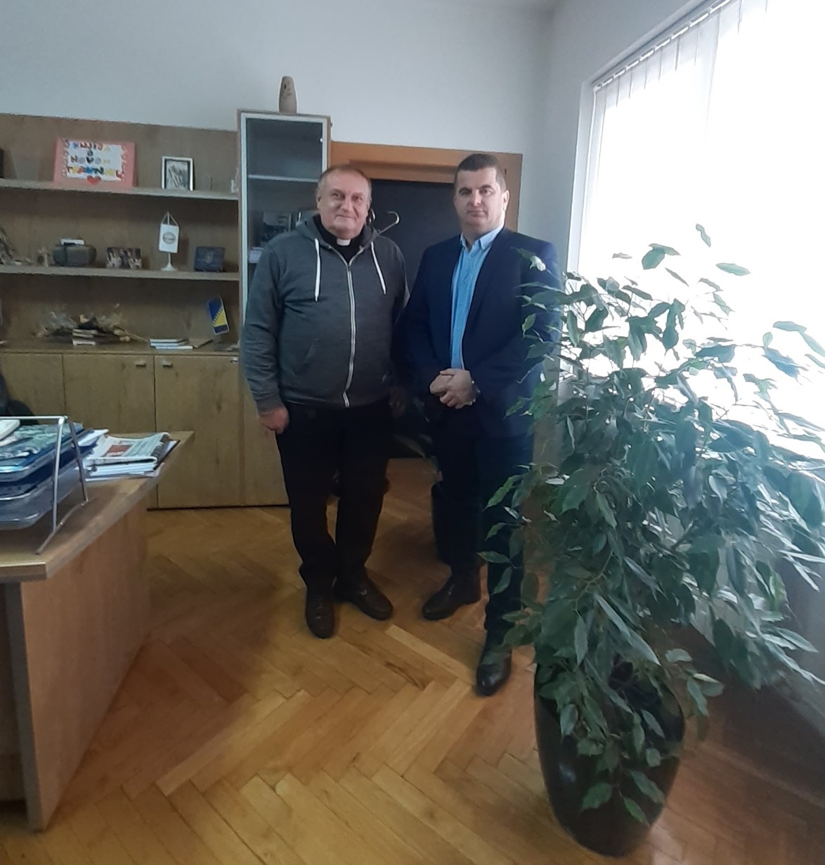 Vlč Marko Mikić  boravio u posjeti načelniku  Stjepanu Duji