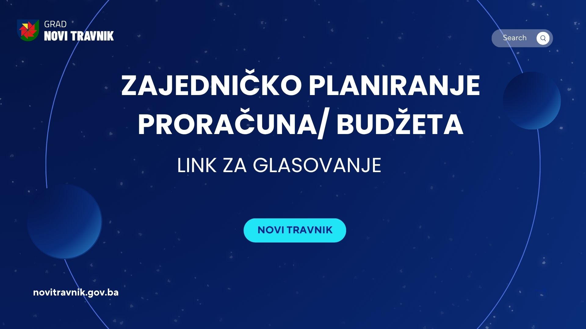Zajedničko planiranje proračuna/budžeta: Link za glasovanje