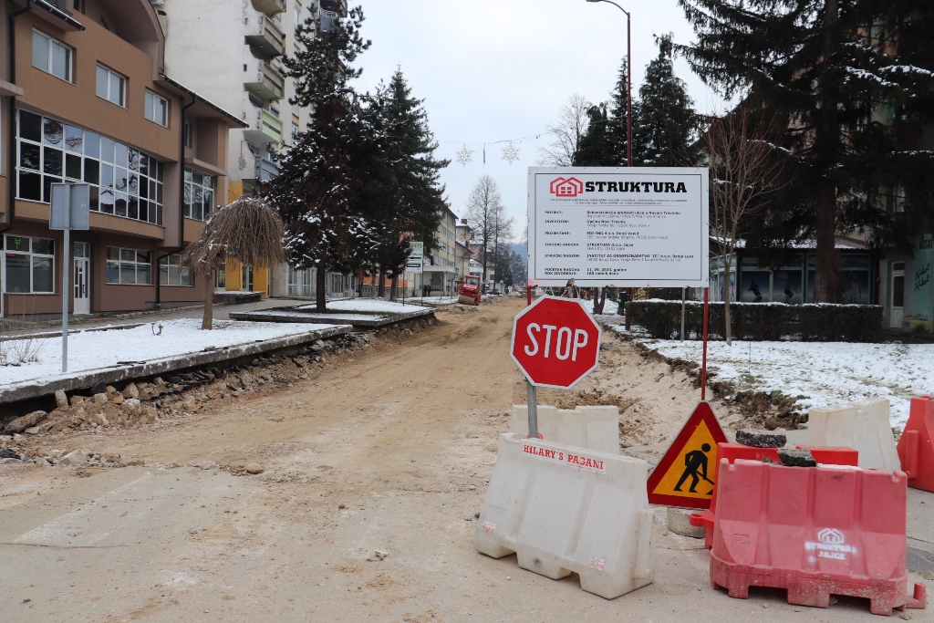 Foto-dnevnik infrastrukturnih radova za petak 12.01.2024.