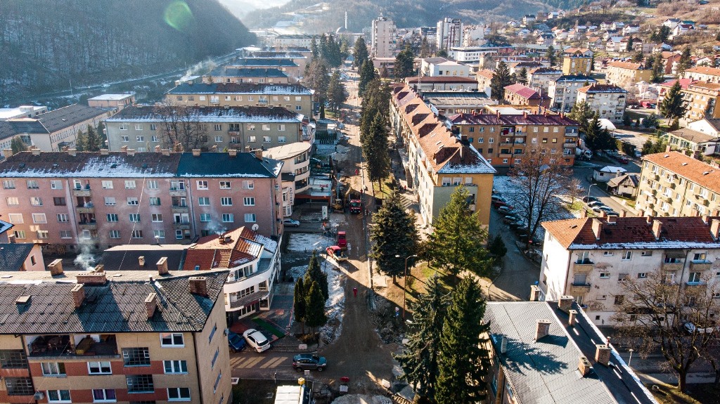 Gradilišta Novog Travnika prvog dana veljače 2024.