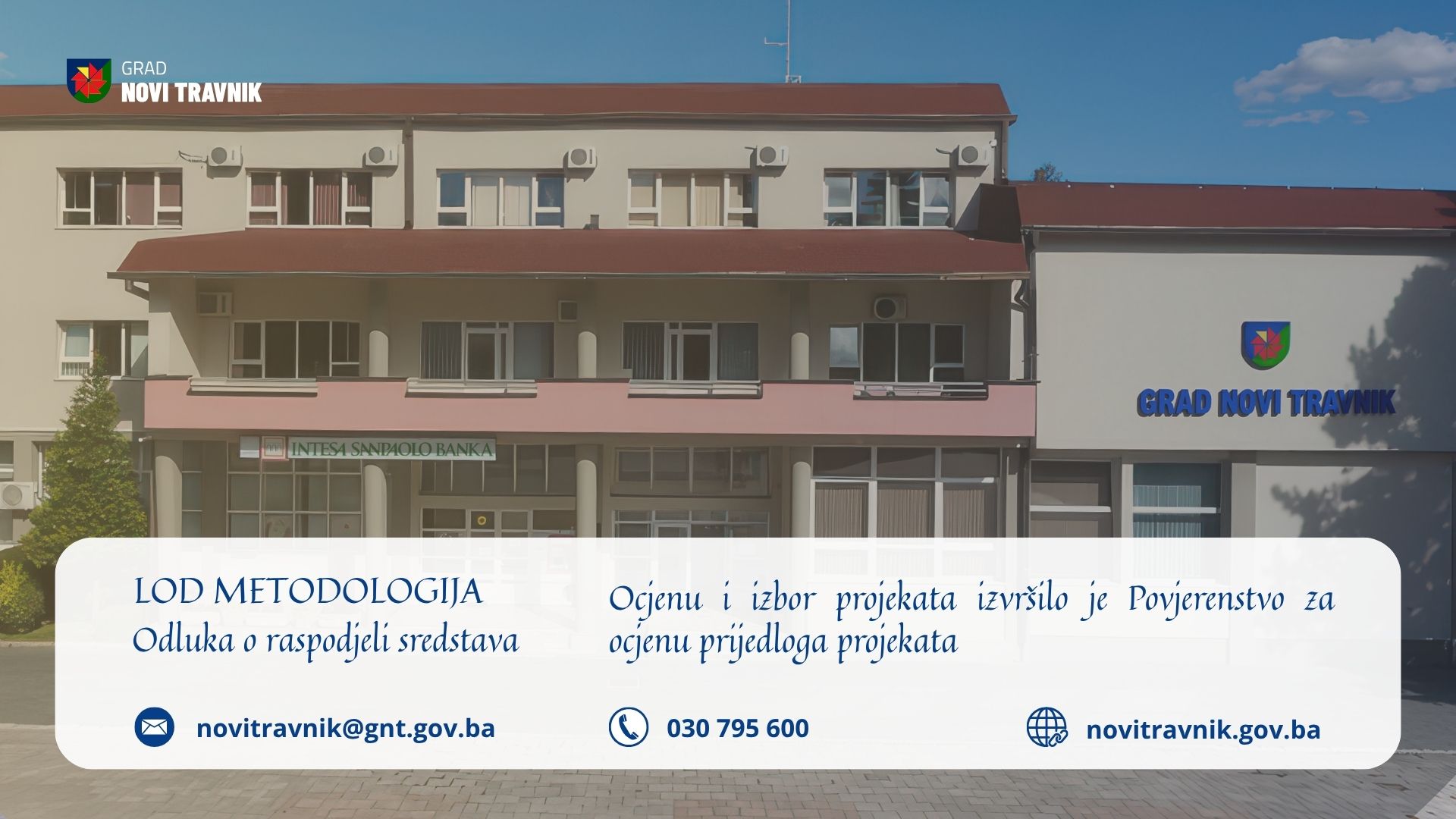 Odluka o raspodjeli sredstava: LOD Metodologija 