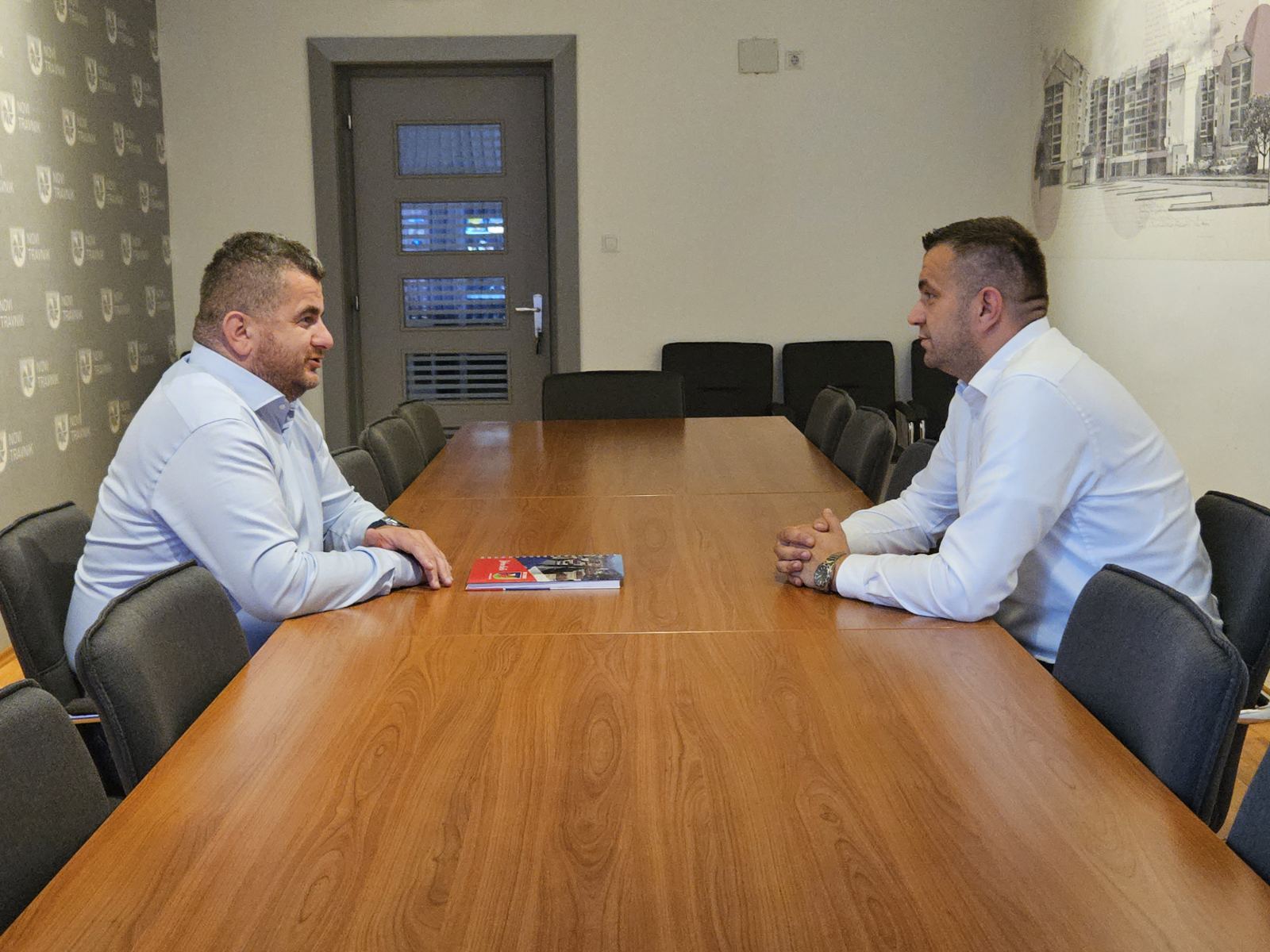 Dražen Matišić posjetio gradonačelnika Stjepana Duju: Prva službena posjeta nakon dobivanja statusa grada