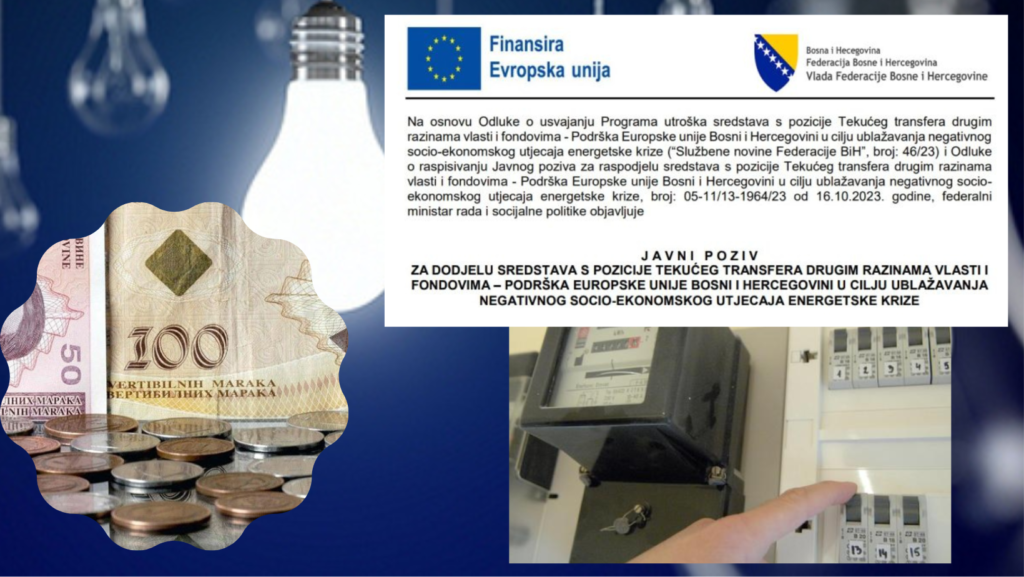 Preliminarna lista domaćinstava za dodjelu sredstava po javnom pozivu