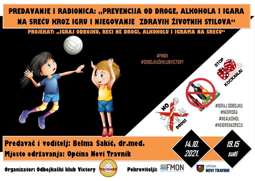 Predavanje na temu  prevencija od droge, alkohola i  igara na sreću