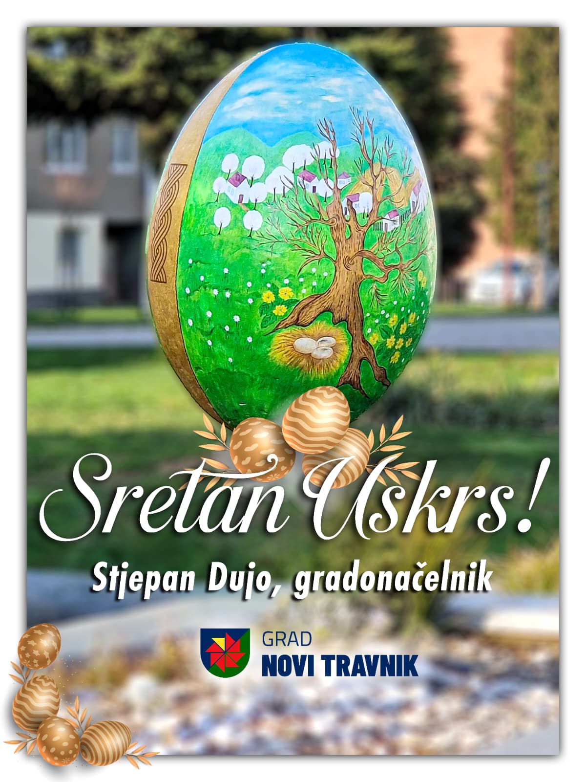 Čestitka gradonačelnika povodom Uskrsa